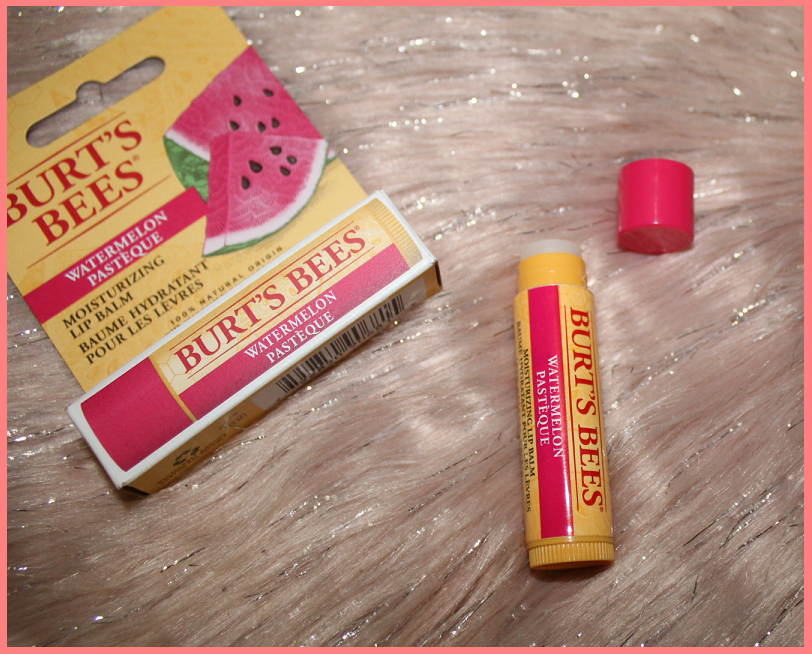 the creation of beauty is art. burt's bees watermelon lip balm (review)