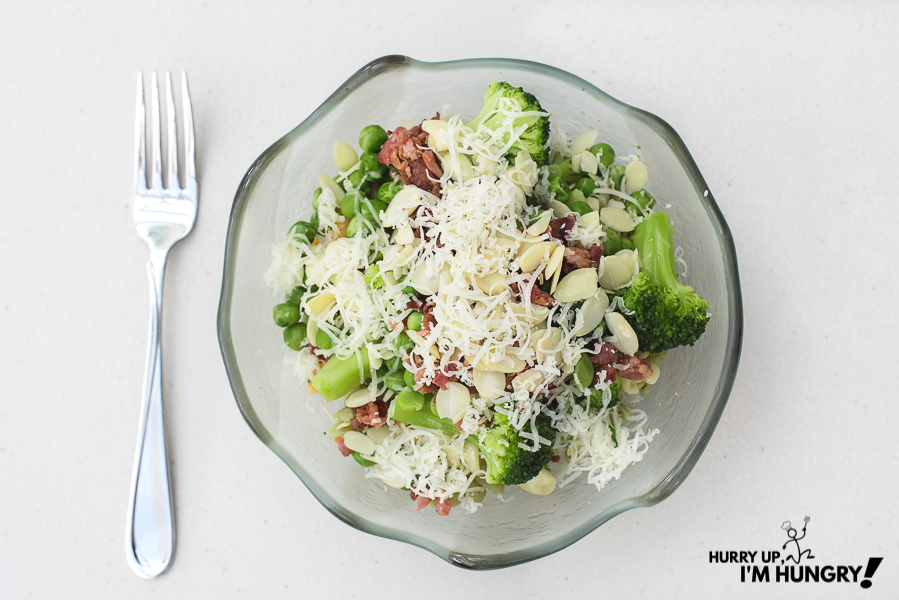 Pasta with Broccoli & Peas