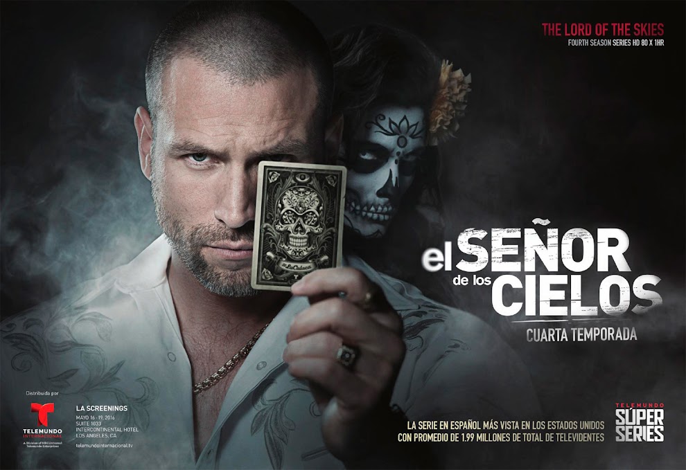 Poster cuarta temporada El señor de los cielos Más Telenovelas