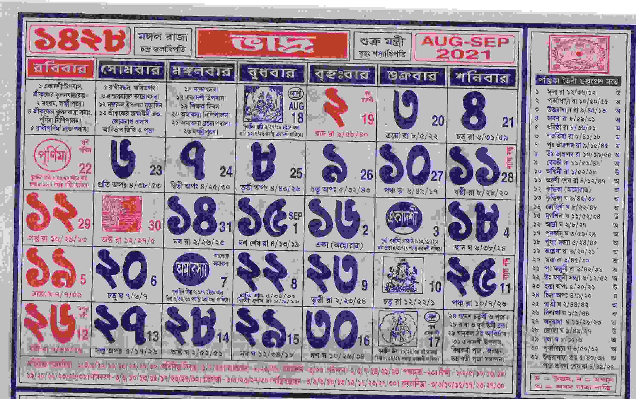 বাংলা ক্যালেন্ডার বাংলার ১২ মাসের ক্যালেন্ডারTwelve month calendar of