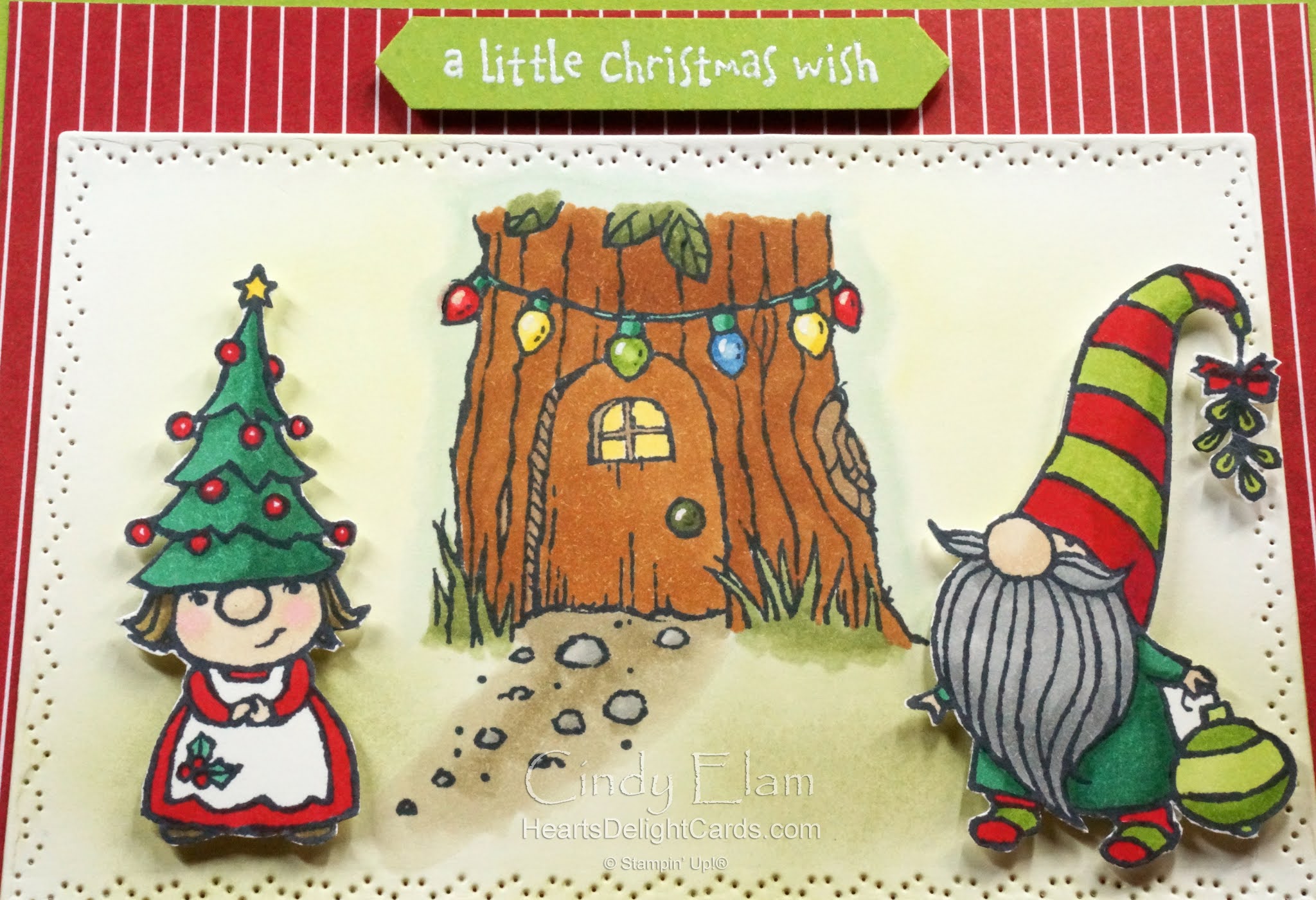 Heart's Delight Cards Saturday Whimsical Christmas