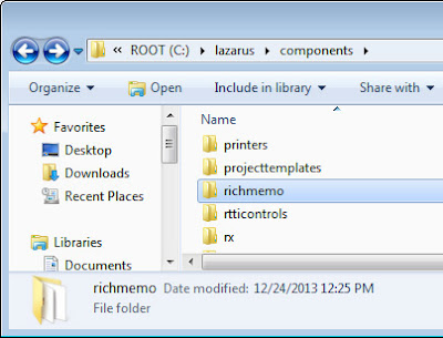 The richmemo component directory