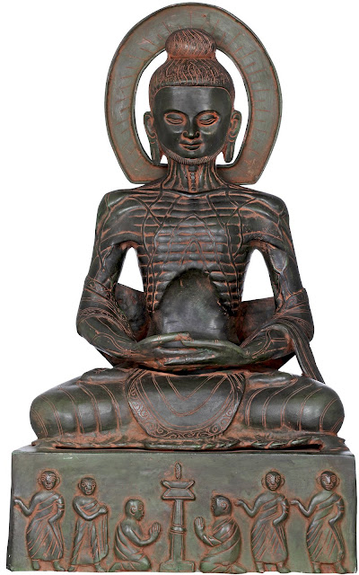 Emaciated Buddha Assuming The Uddiyana Bandha