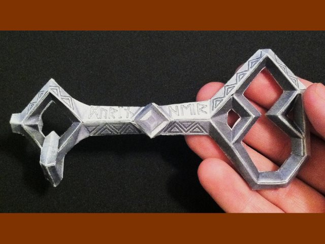 Hobbit Papercraft Erebor Key