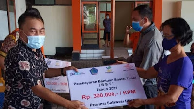 Dinsos Manado Saling Koordinasi dengan PT Pos atas Penyaluran BST 