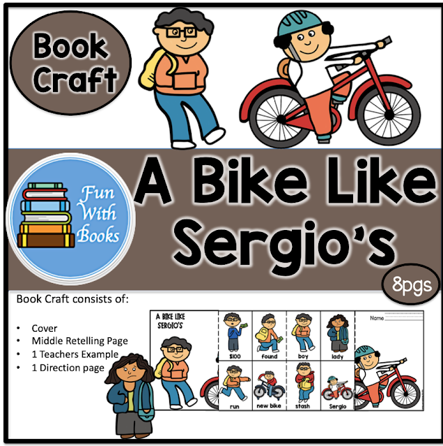 A BIKE LIKE SERGIO'S BOOK CRAFT Book Units by Lynn