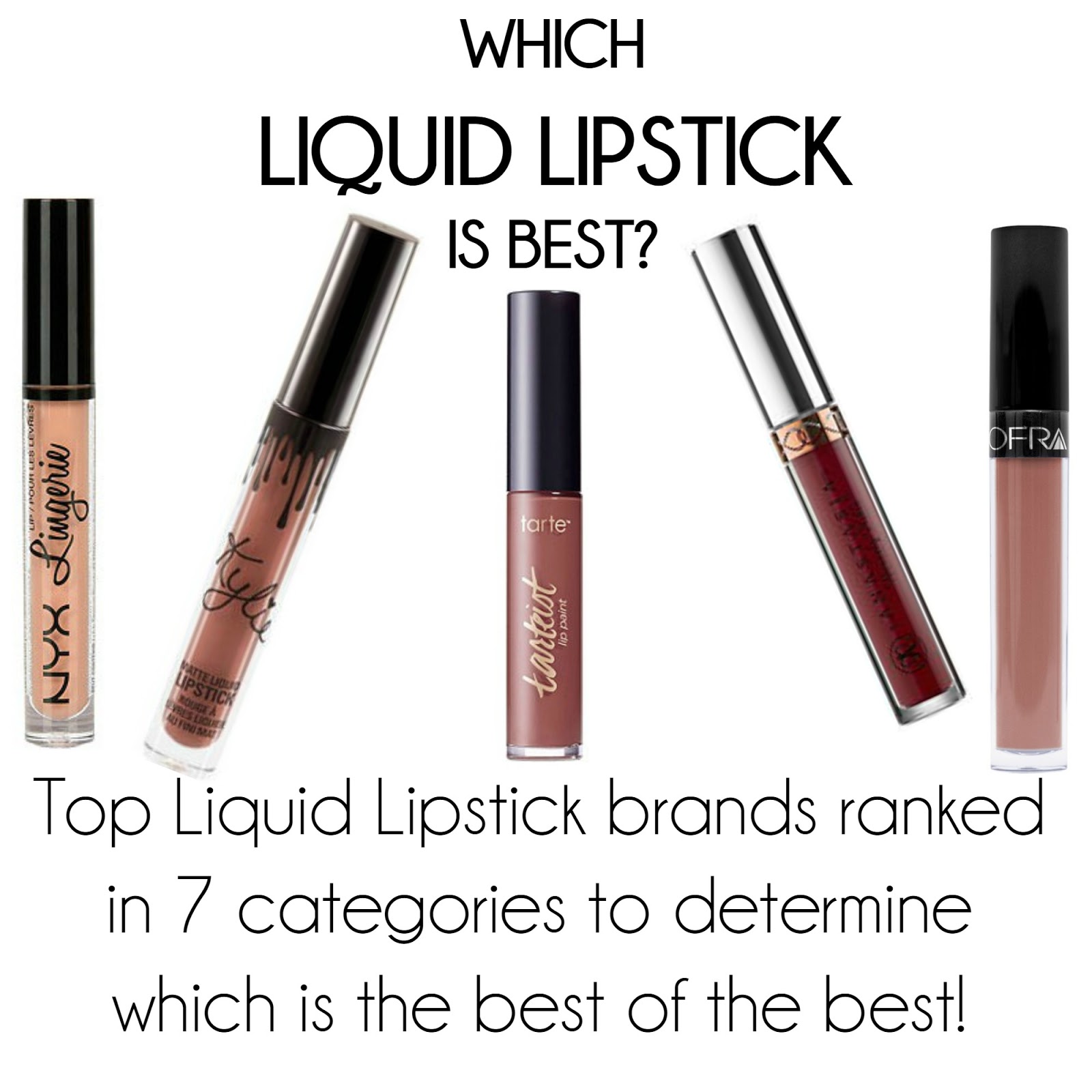 voor Soeverein Gymnastiek Beauty Blog by Angela Woodward: Liquid Lipstick Brand Battle