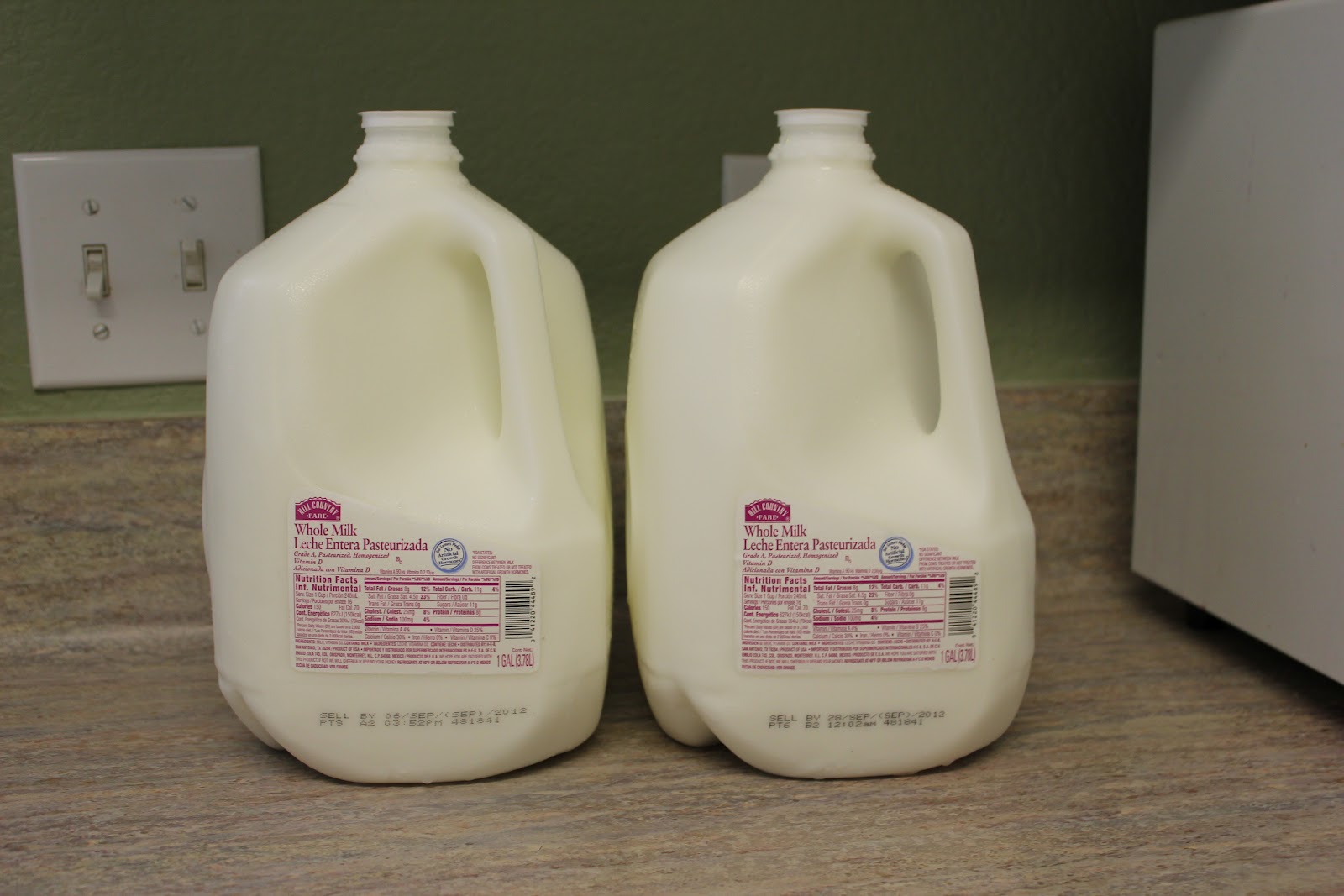 off the cheap end Turning one gallon of milk into two!