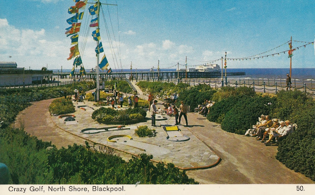 Crazy Golf, North Shore, Blackpool. 50. Bamforth Post Card. Unposted. Undated