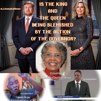 IS THE PEOPLE'S VOICE MISSING IN PARLIAMENT?  By: @JJosephaNews Reading Time: 2:00 Min. Curacao-Netherlands-Politics-PAR-MAN-KDNT-Governor-Willem-Alexander-Maxima-Curacao2021-Elekshon2021-PartidoPAR-PartidoMAN-PartidoKDNT-Demokrasia     During an interview, Curacao Member of Parliament for the opposition party (political party KdNT); Mr. Menki Rojer expressed that the current government (Political party PAR and MAN) headed by Prime Minister; Mr. Eugene Philip Rhuggenaath (political party PAR), needed to be gone long time ago and that he will not cooperate to have that government remain in power. Curacao parliament (SVC-08) is in a situation where there is no majority to support the current government and the opposition is not willing to form a quorum with the government supporters in Parliament to give them a majority to swear in a new member of parliament, so that the governance of Mr. Rhuggenaath can remain in power. Among other things; Mr. Rojer stated that the Governor Lucille George-Wout is blemishing The Queen and The King!       COALITION PARTIES PAR AND MAN NEED TO RESIGN?  During the interview Rojer commented on the statement, that he nor the other members of the opposition are not going to assist the coalition government!   Rojer clarified; “If it were for me, the political party PAR would have been gone since before yesterday and not tomorrow, which means, in any way to cooperate for this government to exist, I will not cooperate”.   KdNT MP Rojer explained, "the fact is that this government has 3 or 4 weeks, that they do not have a majority and The Governor Lucille George-Wout needed to jump in".     MP ROJER CLAIMS OF "BIRDS OF THE SAME FEATHER FLOCKS TOGETHER..."  Menki Rojer exclaimed; “But the Governor does not jump in because she is like them! She is also busy promoting low life acts (in Papiamentu: “bagamunderia”)! Because, that can not happen in a state of rights, you cannot have a government that for more than 3 weeks do not have a majority”!     MP MENKI ROJER CLAIMS THE CURACAO GOVERNOR LUCILE GORGE-WOUT IS PARTIAL TOWARDS HER FORMER POLITICAL PARTY OVER GOOD GOVERNANCE  Rojer continued; “She needs to look after good governance, but she cannot do that, because all her “children” are in a political list of all other parties and these kinds of mess (in Papiamentu: “rotzooi”)! In 2016 she was the one who ran to the Netherlands to say that election must happen, where is she now? Where we have 3 weeks without a government that does not have a majority?”    THE GOVERNOR’S ROLE IN THIS...  According to Mr. Rojer the governor needs to the following: “She needs to submit the resignation of this government, and it then becomes a demissionary government, which is what she need to do. Because, the government do not have a majority, for 3 weeks already. So, you can not be looking for attaching pieces by pieces (in Papiamentu: “lapimentu"), because you (the governing coalition) yourself caused this."    KdNT MP MENKI ROJIER CHARGES THAT THE PRIME MINISTER IS DOING THINGS SHAMEFULLY UNBECOMING AS A NATIONAL LEADER  Menki further declared; "The leader of the political party PAR and Curacao Prime Minister; Eugene Philip Rhuggenaath; knew that when Jeser El Ayoubi; (former member of parliament for political party PAR) submitted his resignation 3 weeks ago, that the government do not have a majority, right? When Raymond Philip “Pacheco” Romer; president of the Supreme Electoral Council of Curacao aka KSE, told him (Rhuggenaath), he needs to give in his seat (as Prime Minister) so that he (Pacheco) can continue with the other people (so that someone else becomes Prime Minister). He; (Rhuggenaath) knew that, and he did not do that (give his seat as prime minister)! You (Rhuggenaath and his government coalition) are very rude (in Papiamentu: “onbeschoft) if you lift your face and look at the opposition right now. Which means, you are doing a foolishness (in Papiamentu: “porkeria) as the head of a government. What you are doing does not make sense!"     IS THE GOVERNOR BLEMISHING THE NAME OF THE KING OF NETHERLANDS BY HER ACTIONS?  Mr. Rojer punctuated; “The governor is doing things like a low life scoundrel, (in Papiamentu: “Shouru”)! You understand? So, the governor is doing things of “Shouru” in here! Because, if the Kingdom put you here to look after good governance, you need to act as such! In 2017, you (the governor) when Gerrit Schotte (former Member of Parliament) moved that the government did not have the confidence of Parliament (in Papiamentu: “deskonfiansa”), you (Governor Lucille George-Wout) turned your back on him! And now you (Governor Lucille George-Wout) are doing like it is something like this, which means, you are doing foolishness! You (Governor Lucille George-Wout) are the one Blemishing (in Papiamentu: “mancha”) the Kingdom, The Queen and the King and everyone else, with the foolishness that you (Governor Lucille George-Wout) are doing!"  Translation[Papiamentu: English Language] Fidelity: 99%  Felicity: 1%   JJosephaNews  THE OFFICE OF THE PRIME MINISTER AND THE PRIME MINISTER'S STATEMENT....  JJosephaNews contacted the Curacao's Office of The Prime Minister and Mr. Eugene Philip Rhuggenaath via social medium  but their comments were not available at publishing.        Fact Check:  We strive for accuracy and fairness. If you should read or see something that doesn't look right, Contact Us!    To read more from JJosephaNews:  Subscribe to Our YouTube Channel  Follow us on Twitter Like us on Facebook Stay tuned for  more news @JJosephaNews!      ©2020 JJosephaNews. All rights reserved.