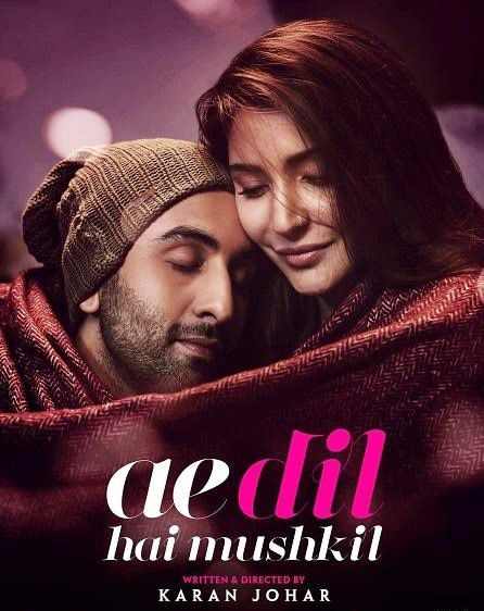 Ae Dil Hai Mushkil (2016) Full Movie Download 720p, 480p Filmywap Ae Dil Hai Mushkil (2016) Full Movie Download 720p, 480p Filmywap