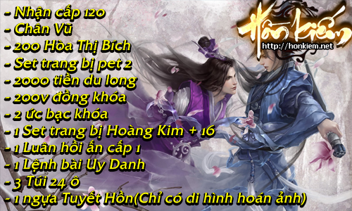 2016 - [hồnkiếm.net] KHAI MỞ MÁY CHỦ 62 NGỌC KIẾM 10H 29-03-2016 VỚI NHIỀU HOẠT ĐỘNG HẤP DẪN Hotrotanthu