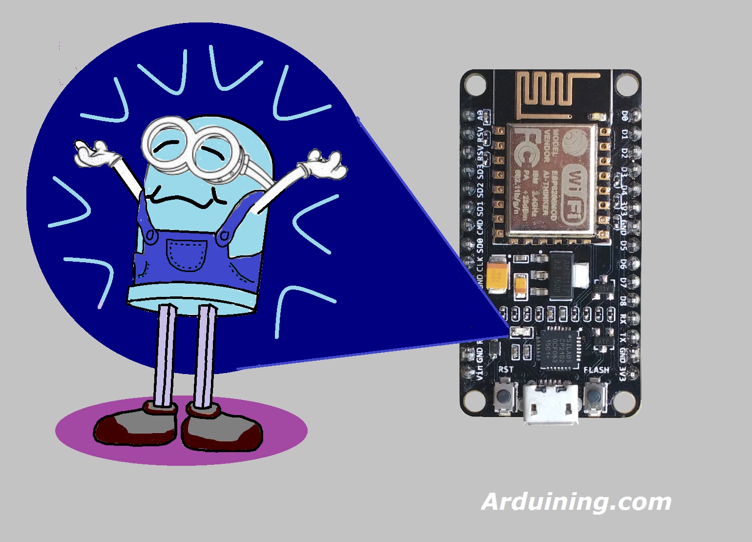 Hendra Soewarno, Dosen STMIK IBBI (0119067305): Control LED_BUILTIN pada board NodeMCU V1.0 melalui web (Lua)