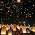 Magical night in the sky lantern festival attracts guests in Thailand