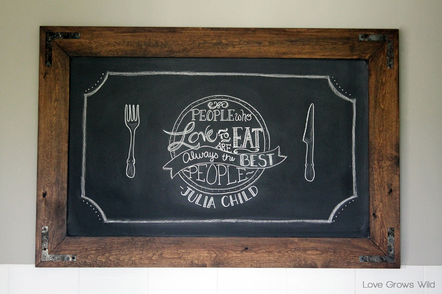 How to Make a Chalkboard < At Home in the Wildwood