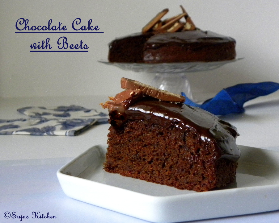 Sujas Kitchen Chocolate Cake with Beets