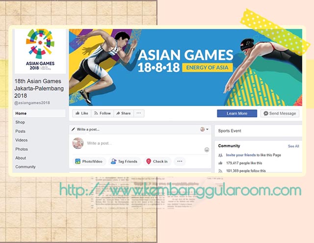 Ikut Berpartisipasi Menyambut Asian Games 2018