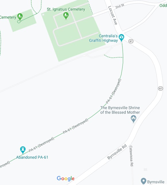 A Town On Fire Centralia Graffiti Highway