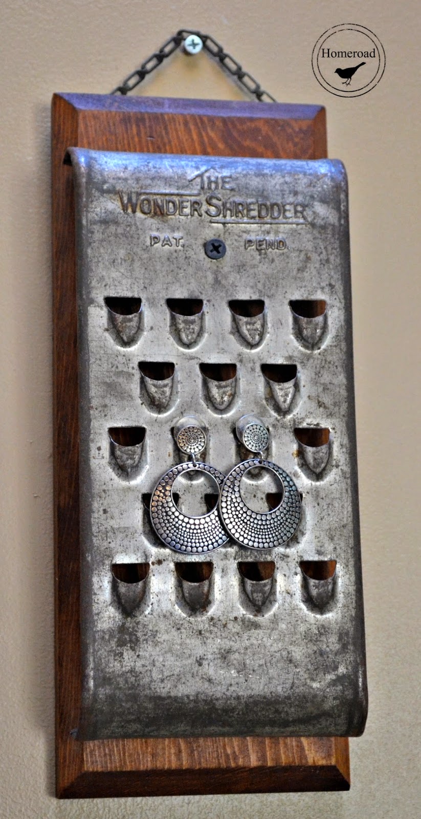 Cheese Grater Earring Holders