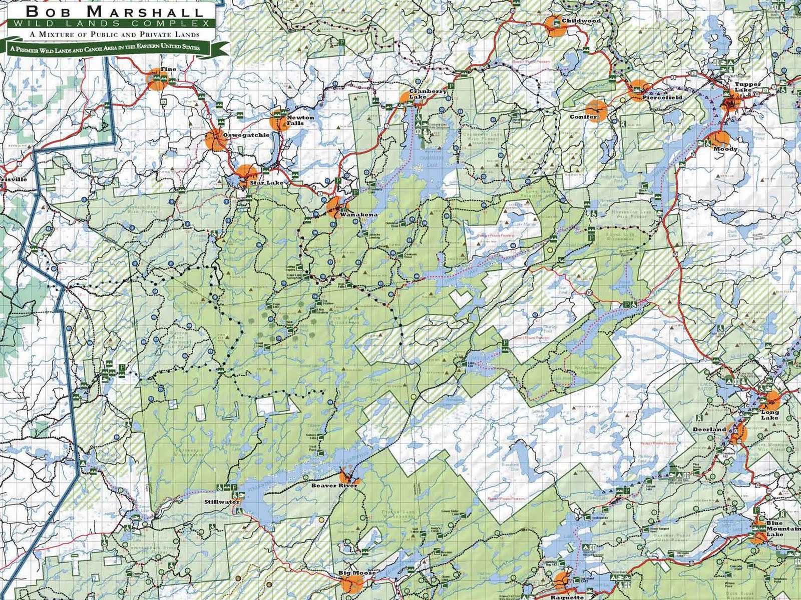 Adirondack High Peaks Map Pdf 6.1 Million Adirondack Acres Leave Plenty To Do - - The Adirondack Almanack
