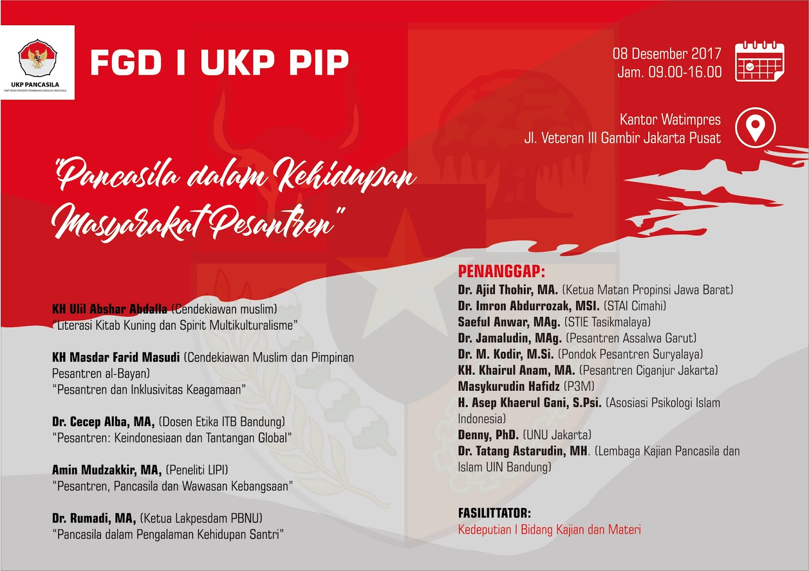 Download Template Pamflet FGD Pancasila dalam Kehidupan