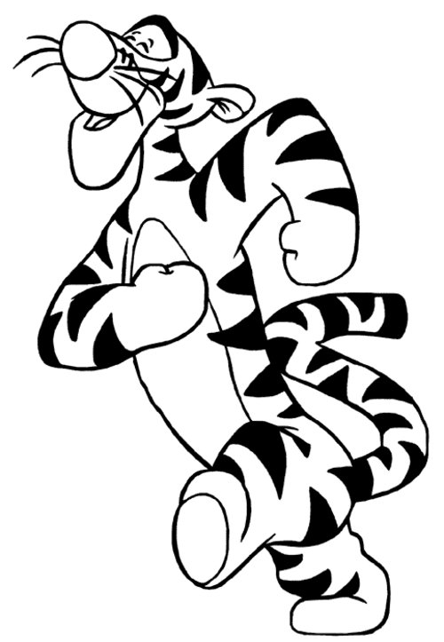 tigger coloring pages online - photo #18