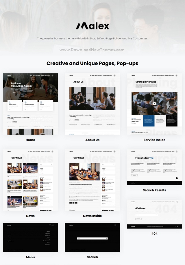 Business Consulting Agency WordPress Theme