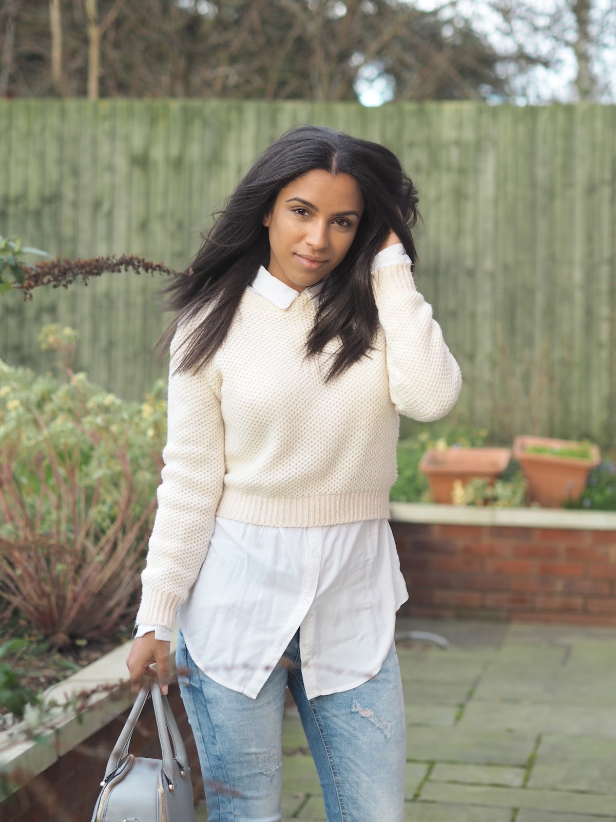 shirt and jumper combo women's