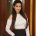 Manjusha In Black Dress At Darshakudu Pre Release Function