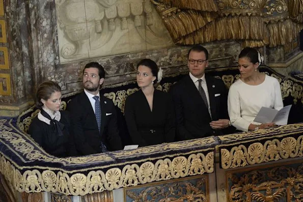 Queen Silvia, Crown Princess Victoria, Prince Daniel, Prince Carl Philip, Princess Sofia and Princess Madeleine