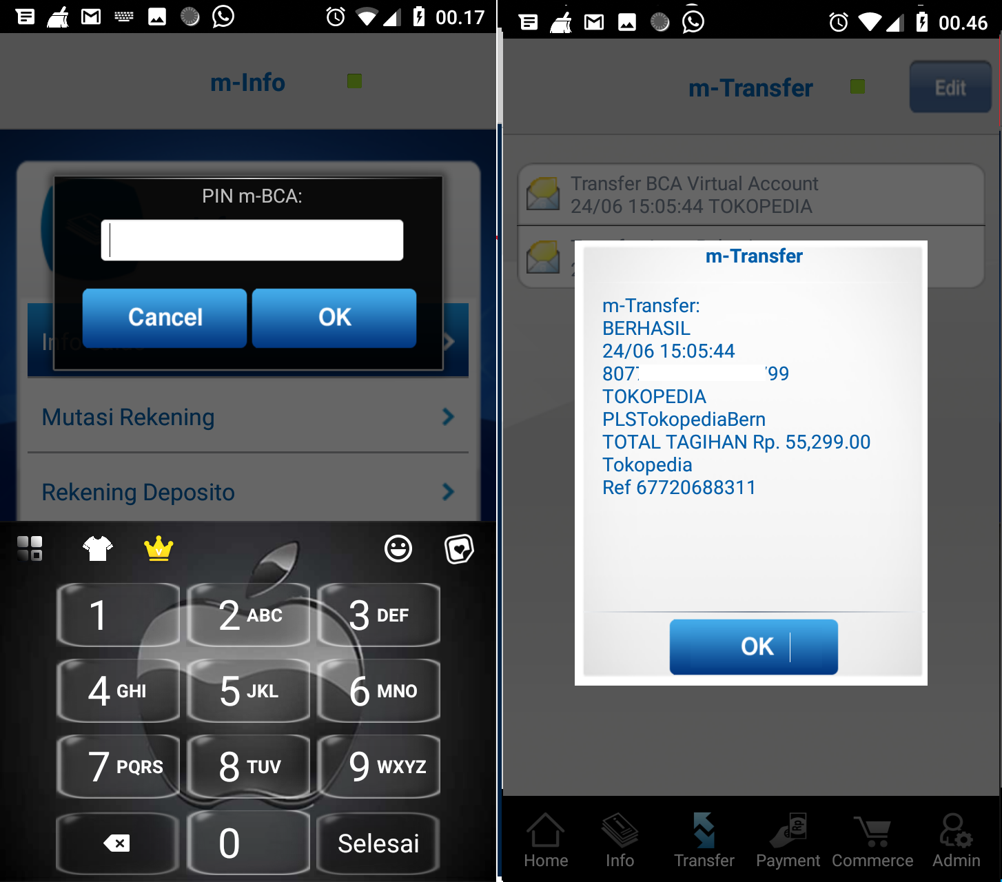 √ Cara Praktis Transfer Uang Lewat mBCA baik Antar Rekening, Ke Bank
