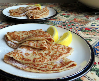 Crepes with Lemon & Sugar for Two
