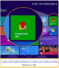 Dự toán Acitt trên Windows 8