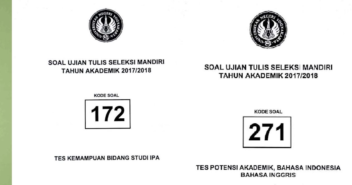 Download Soal Penmaba Uny Dan Pembahasannya Guru Galeri