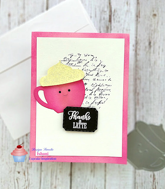 Big picture book - Latte by Simon says stamps, CIC, simon says stamps, Craftangles, masking, Thank you card, Quillish, , cupcake inspirations
