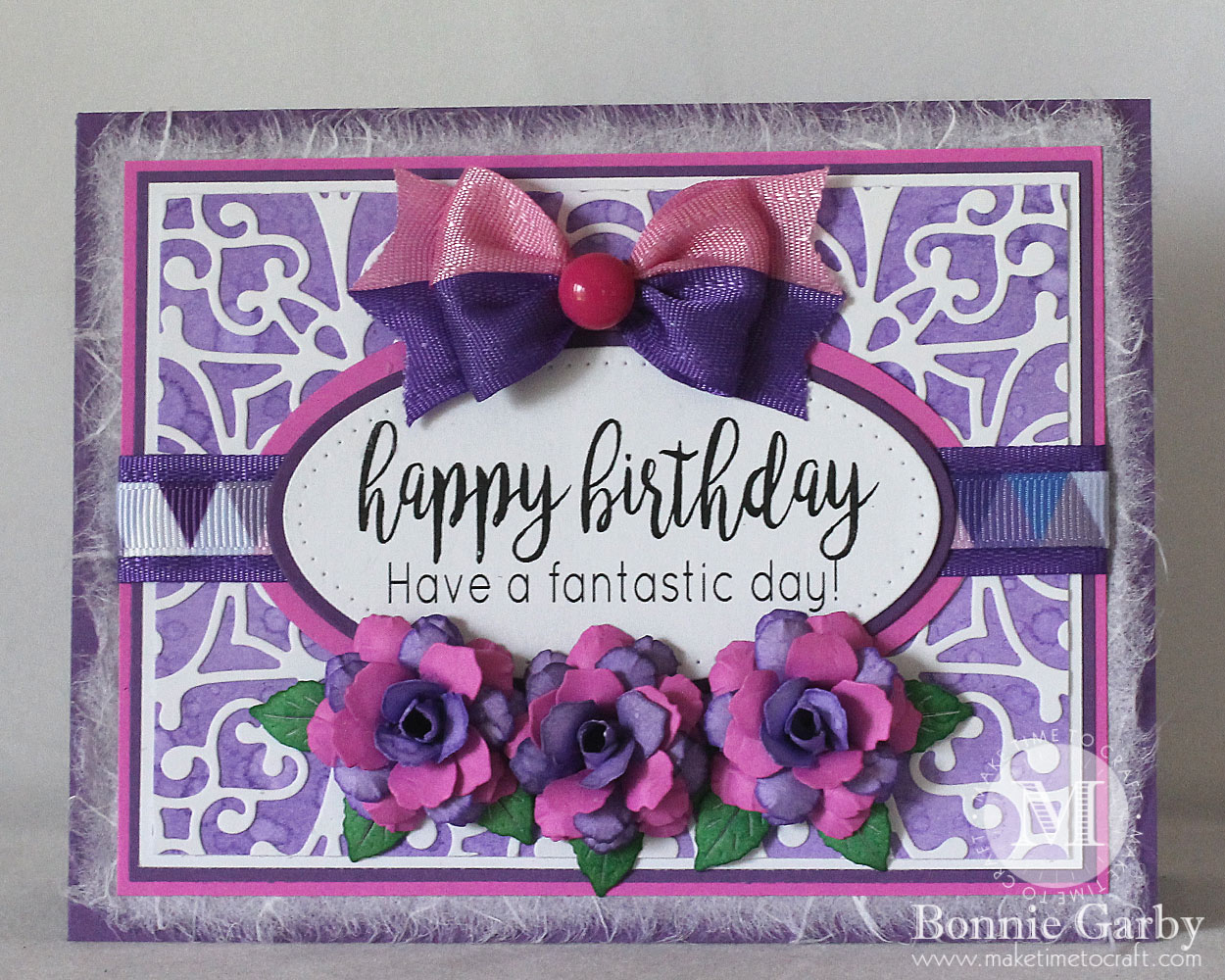 Happy Birthday Card with Bonnie Garby - Cheery Lynn Designs Inspiration