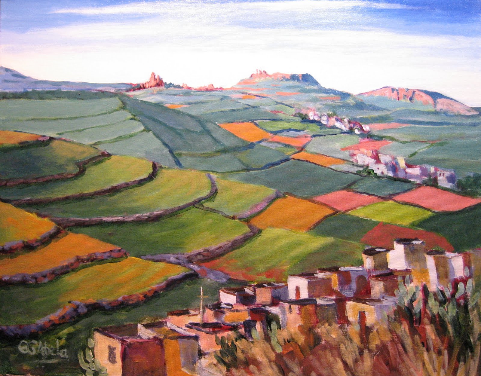 My Palette Malta on My Easel Gozo Panorama