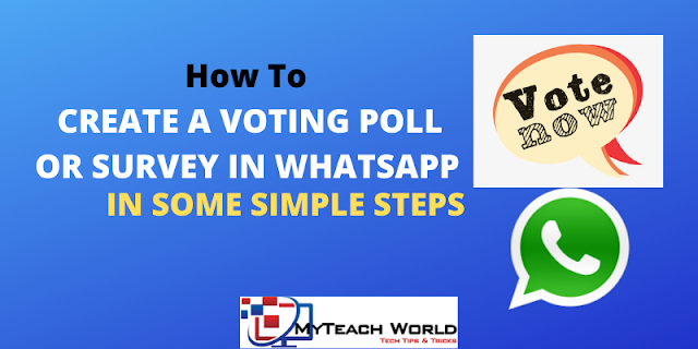 How To Create a Voting Poll or Survey in WhatsApp