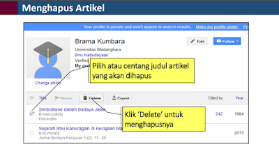Cara Menghabus Artikel Di Google Scholar