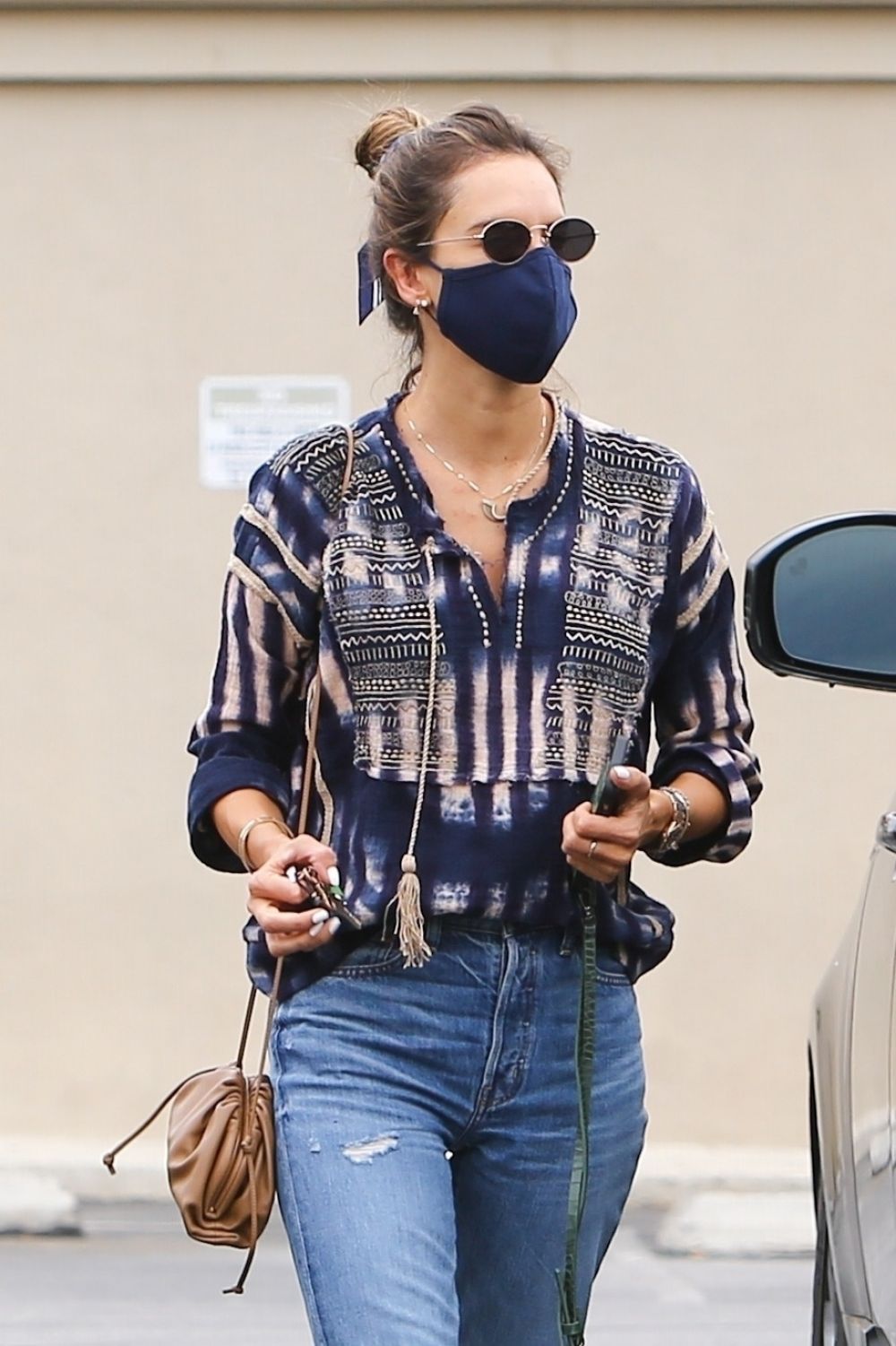 Alessandra Ambrosio Spotted While Leaving a Spa in Los Angeles 16 Jun -2020