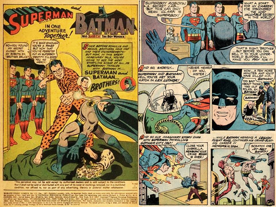 Dave's Comic Heroes Blog: Superman and Batman...Brothers?