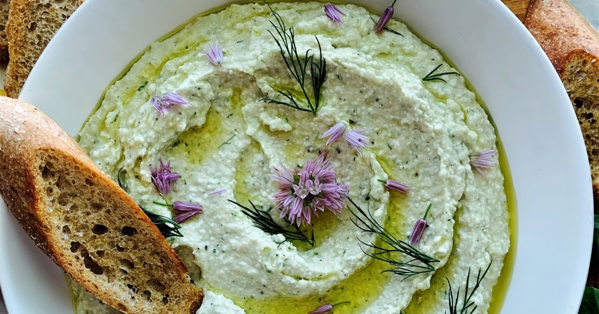 sweetsugarbean Summer Spread Herby White Bean and Feta Dip