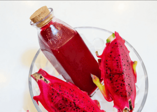 Red flesh dragon fruit syrup