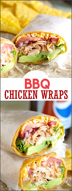 Crispy BBQ Chicken Wraps | Show You Recipes