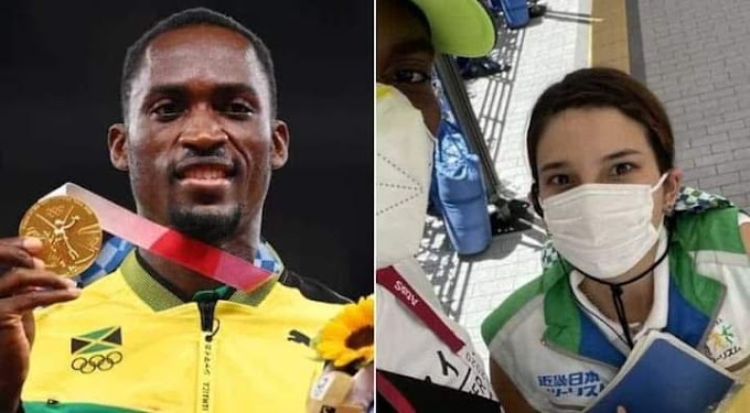 "Buat baik dibalas baik"..Atlet Jamaica ini dipayung duit sebelum memenangi pingat emas
