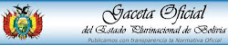 GACETA OFICIAL DE BOLIVIA