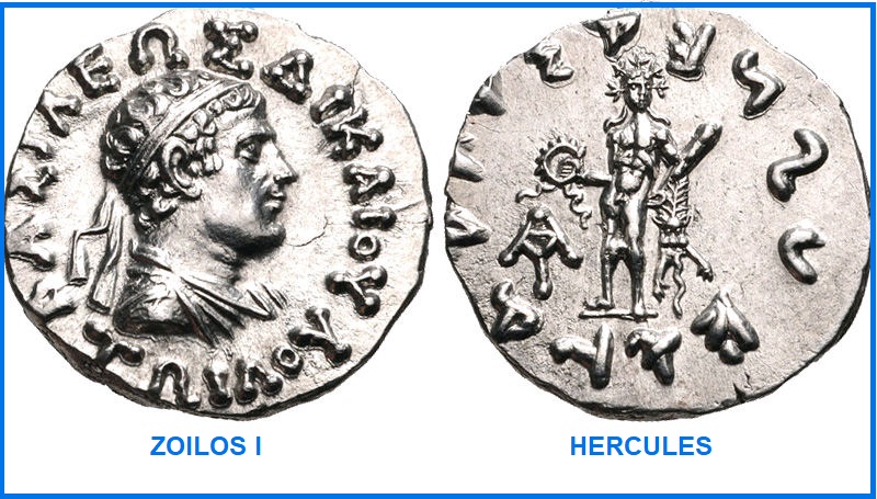 Greek Asia ZOILOS I THE JUST INDOGREEK KING