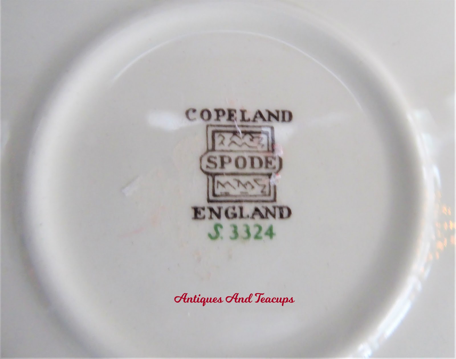 Antiques And Teacups Christmas Things, Spode Christmas Tree Marks