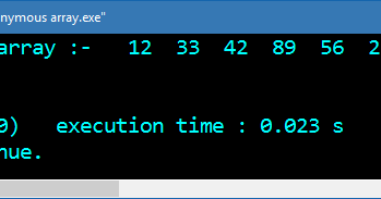 Anonymous array in C and C++