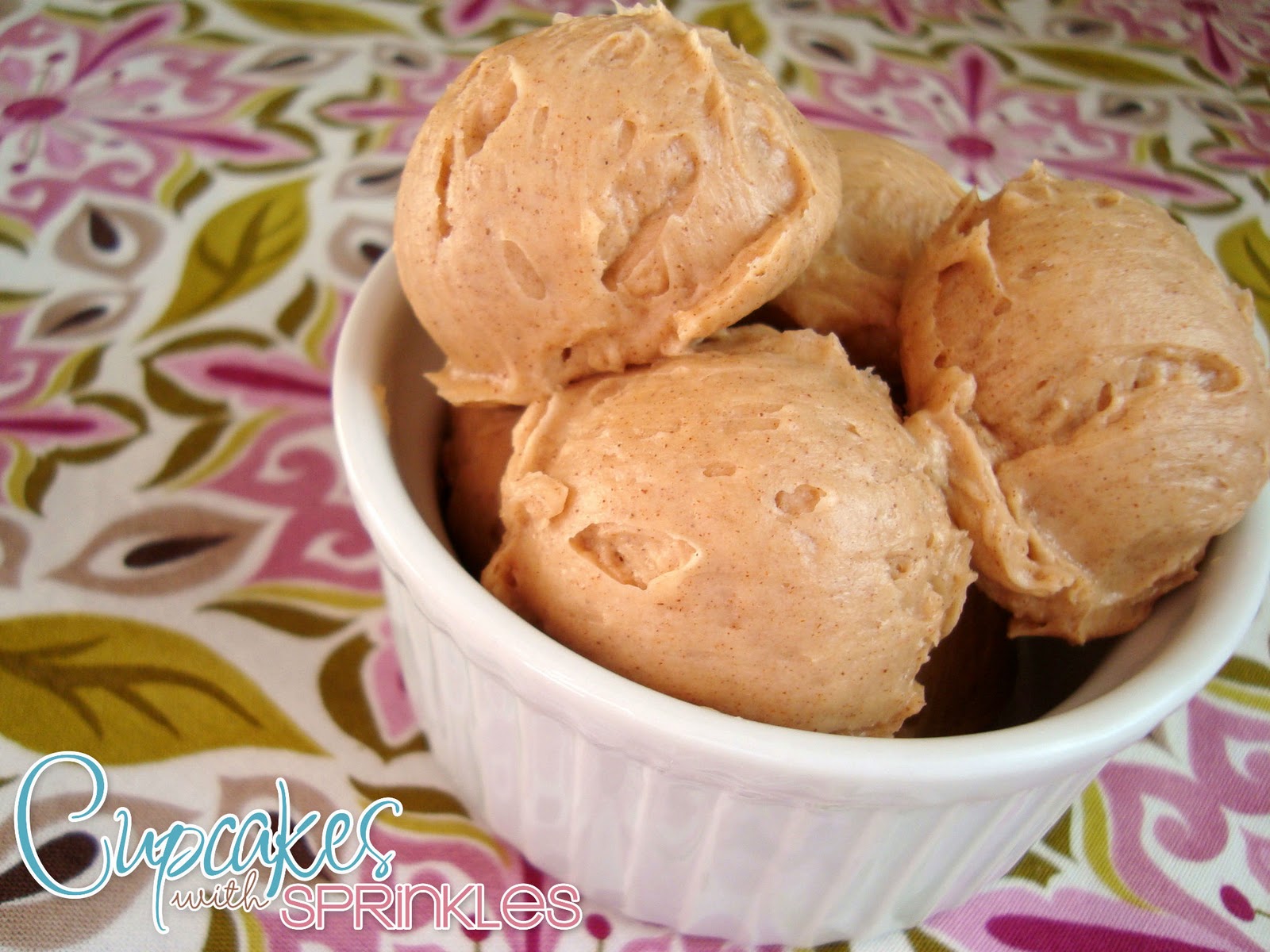 Cupcake with Sprinkles Cinnamon Honey Butter